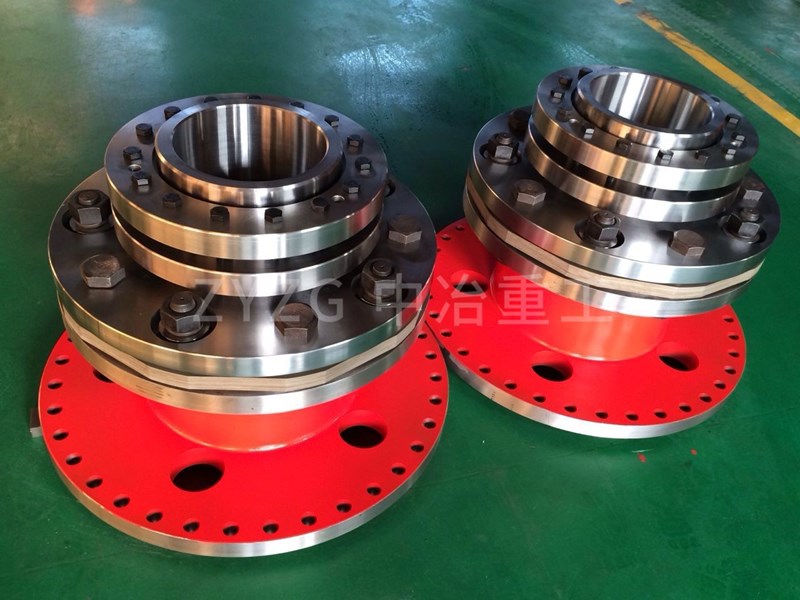 膜片聯(lián)軸器通過彈性強度來補償兩軸位移